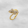 Open Iced Heart Ring | Rings by DORADO