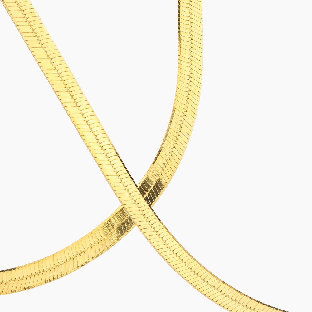 Herringbone Chain - 5mm | Dorado Fashion