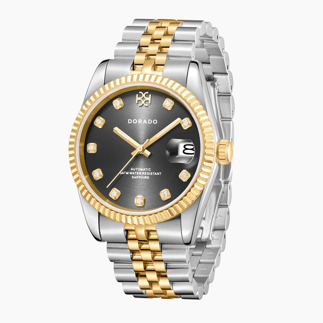 DORADO Two Tone Timeless Watch - Black | Watch by DORADO