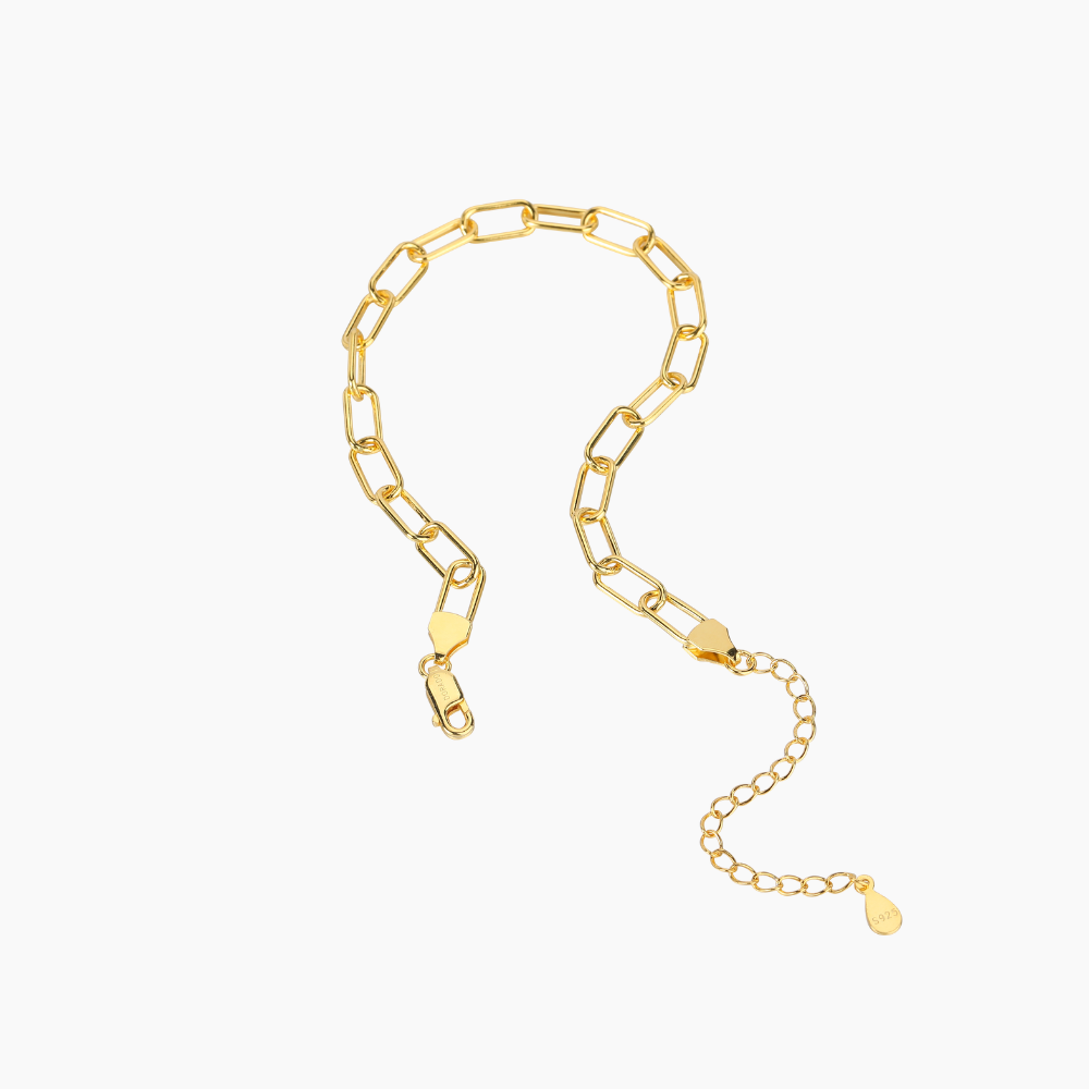 Paper Clip Bracelet - 5mm | Dorado Fashion