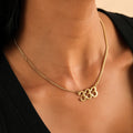 Angel Number Necklace w/ Cuban Chain | Necklaces by DORADO