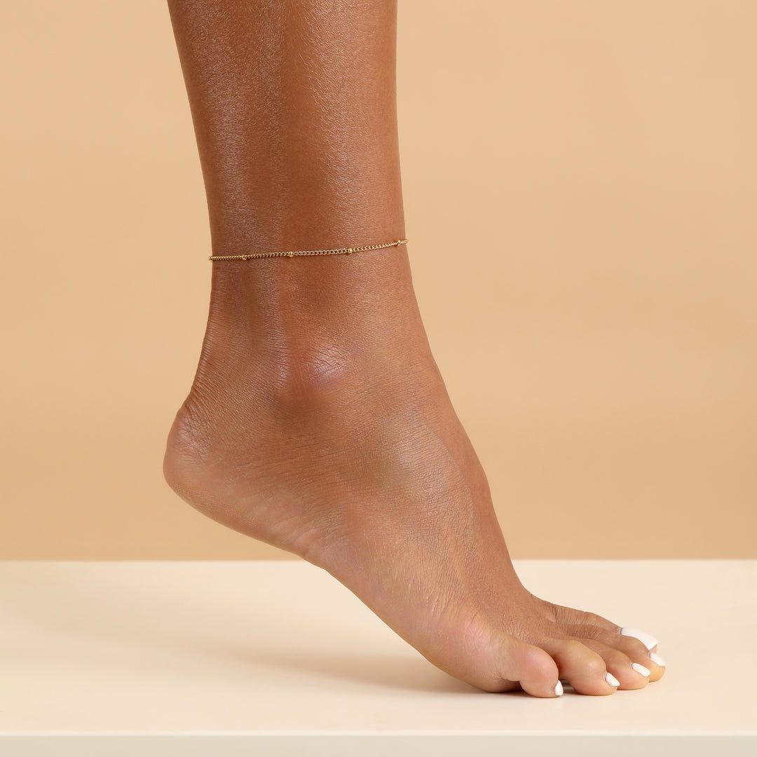 Satellite Chain Anklet | Anklets by DORADO