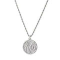 Zodiac Coin Necklace w/ Rope Chain