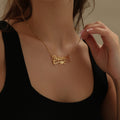 Love Heart Name Necklace | Necklaces by DORADO