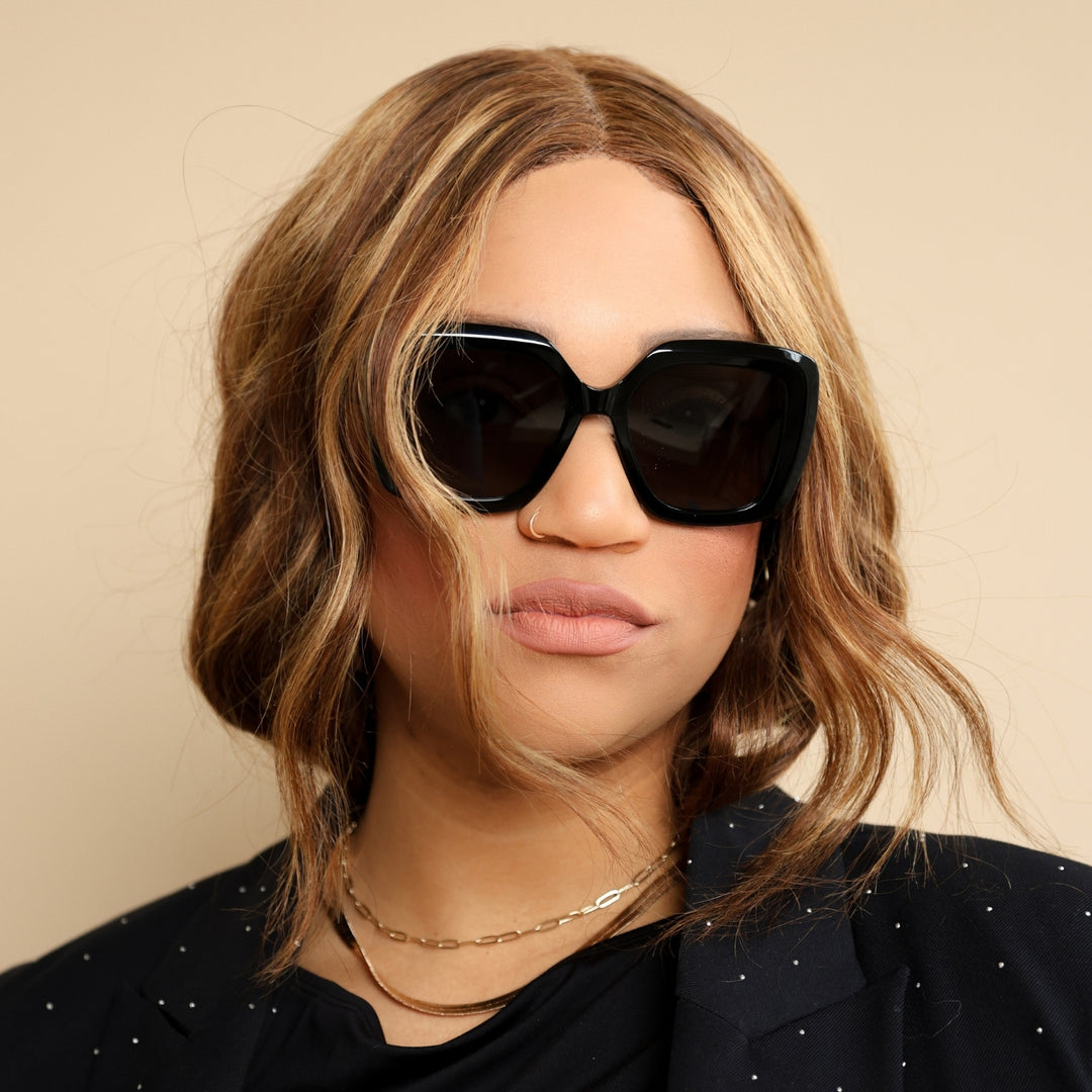 Noir Oversized Blackout Sunglasses | Sunglasses by DORADO