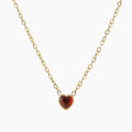 Heart Birthstone Necklace