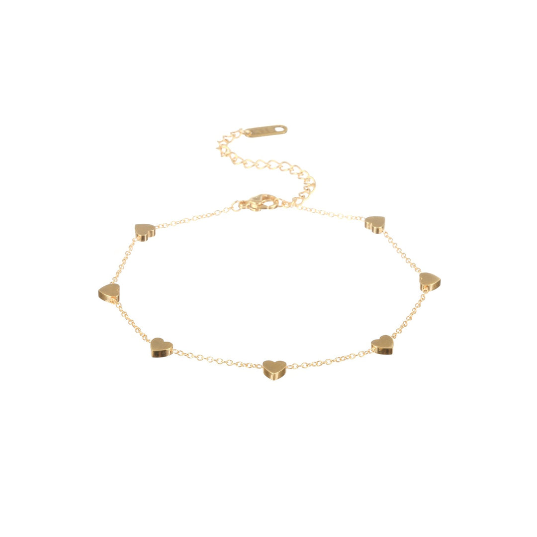 Hearts Anklet | Ankle Bracelet by DORADO