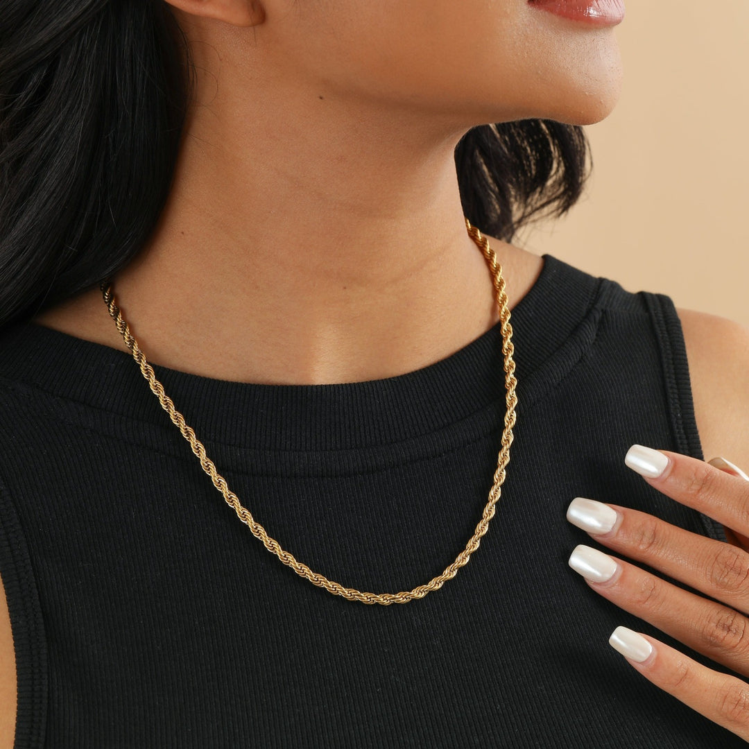 Rope Chain - 4mm | Necklaces by DORADO