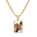 Iced Photo Pendant w/ Cuban Chain | Necklaces by DORADO