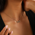 Iced Infinity Necklace