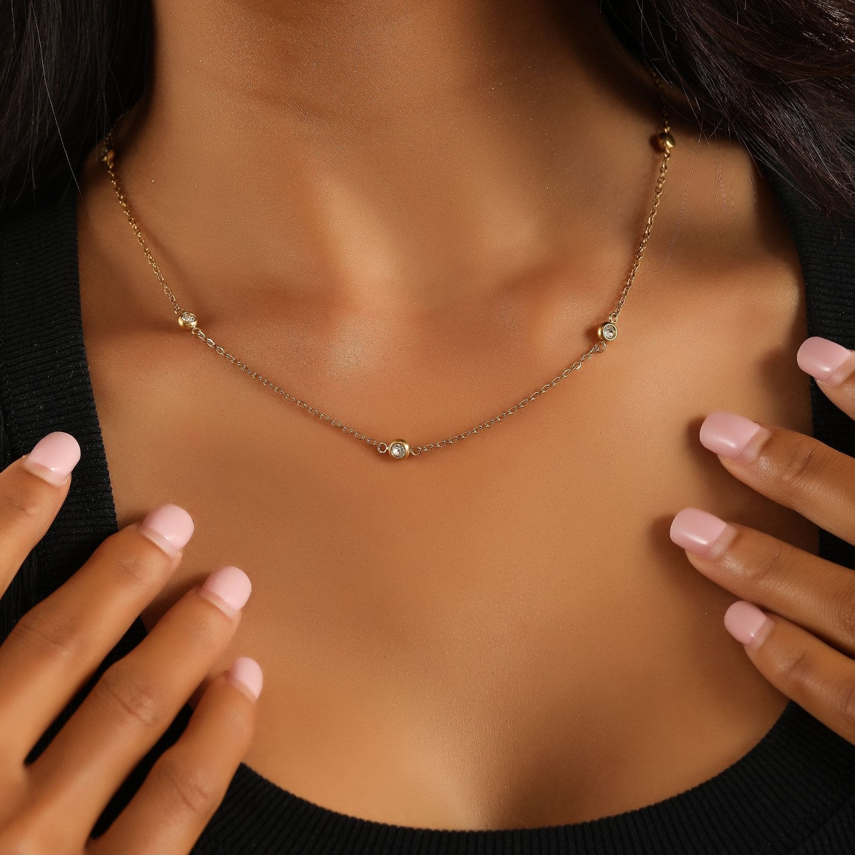 Crystals Necklace | Necklaces by DORADO