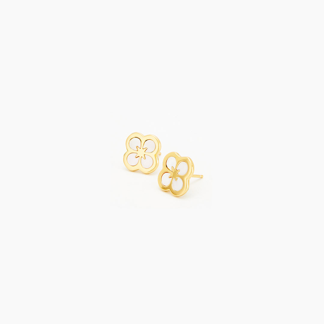 Ventura Clover Stud Earrings | Earrings by DORADO