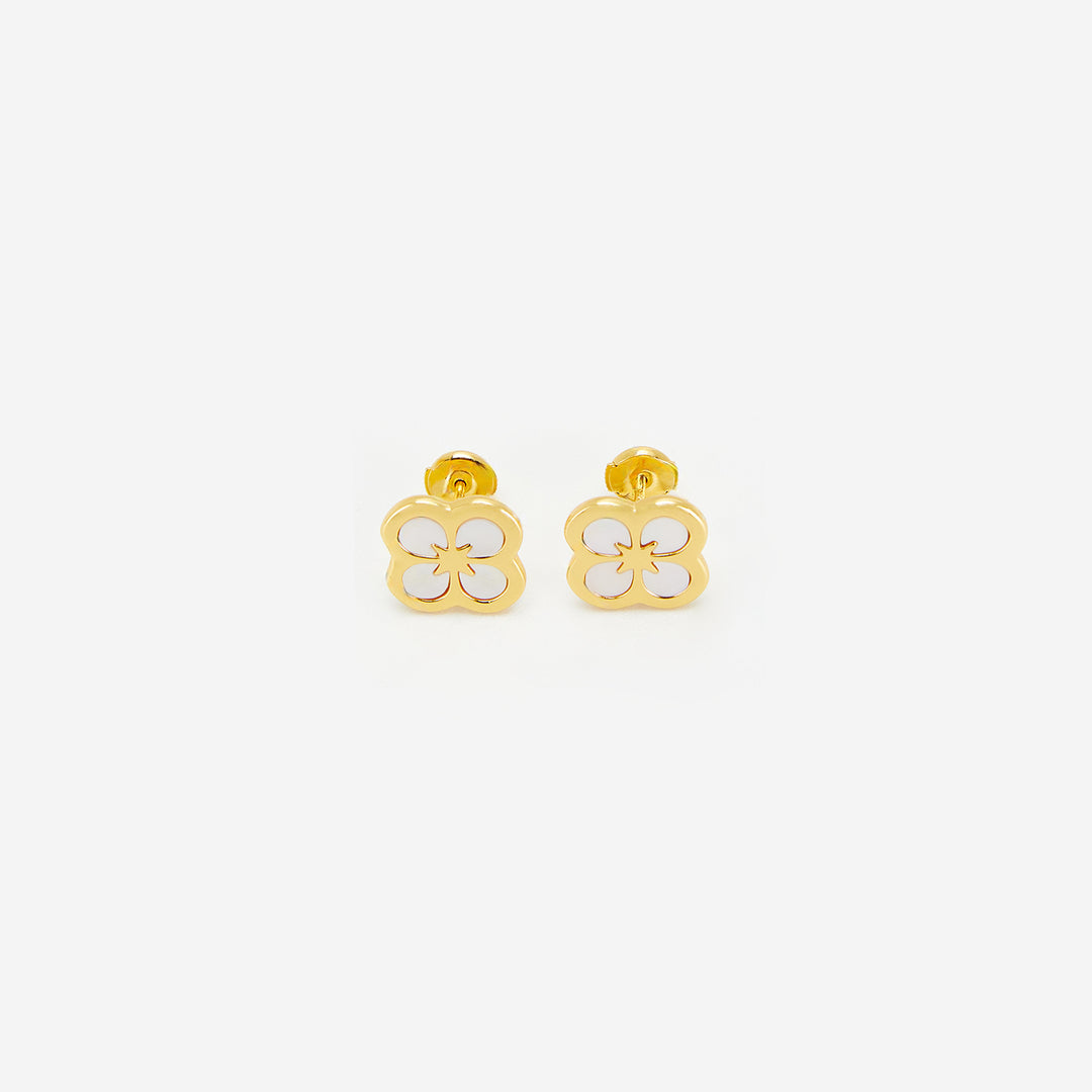 Ventura Clover Stud Earrings | Earrings by DORADO