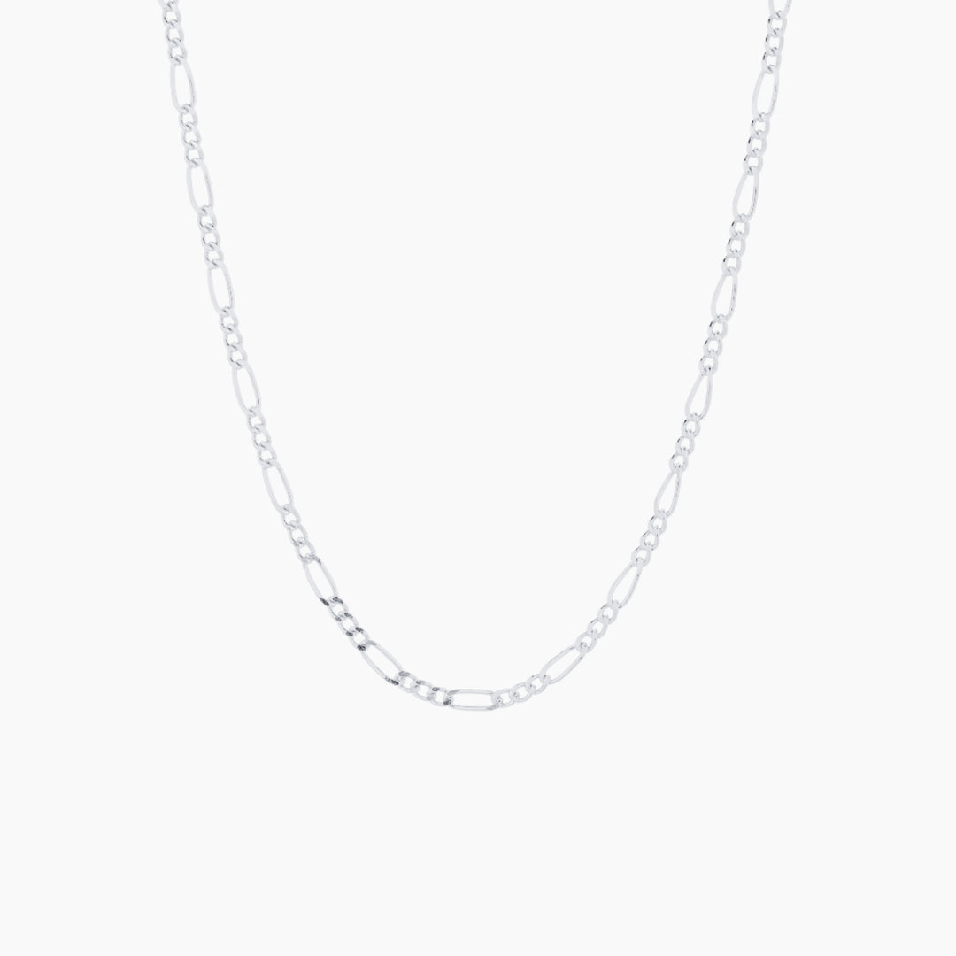 Figaro Chain Necklace - 3mm | Necklaces by DORADO