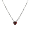 Heart Birthstone Necklace