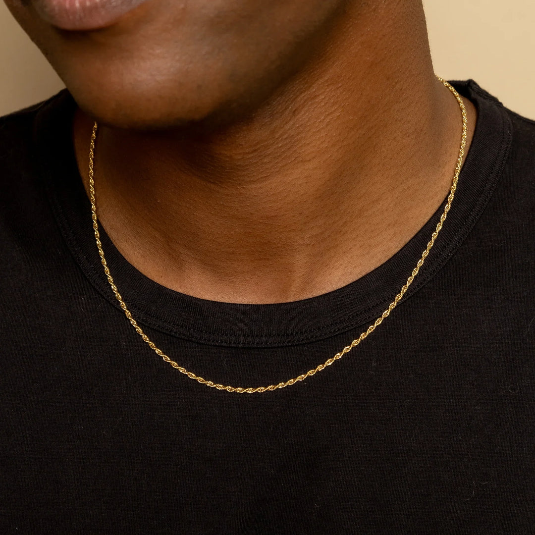 Mens Rope Chain - 2mm