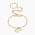 Script Name Hand Chain Bracelet