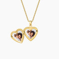 Heart Locket Necklace Photo Pendant | Necklaces by DORADO