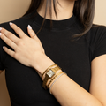 DORADO Satin Square Watch - Gold | Watch by DORADO
