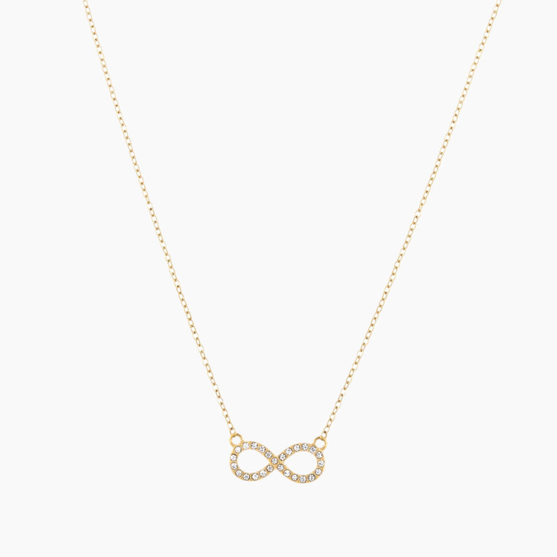 Iced Infinity Necklace