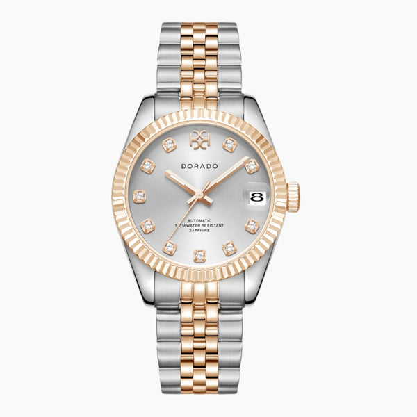 31mm DORADO Rose Two Tone Timeless Watch | Watch by DORADO