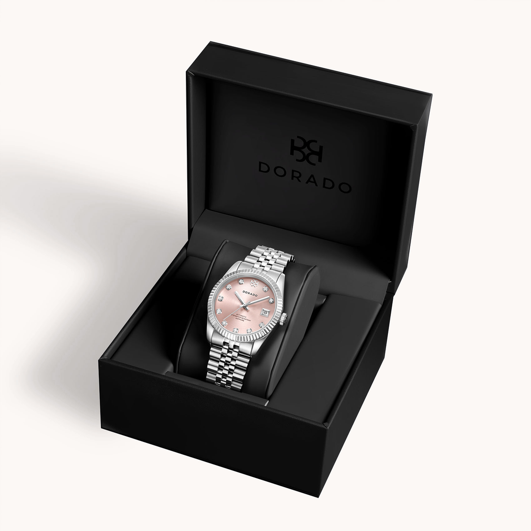 DORADO Silver Timeless Watch - Pink | Watch by DORADO