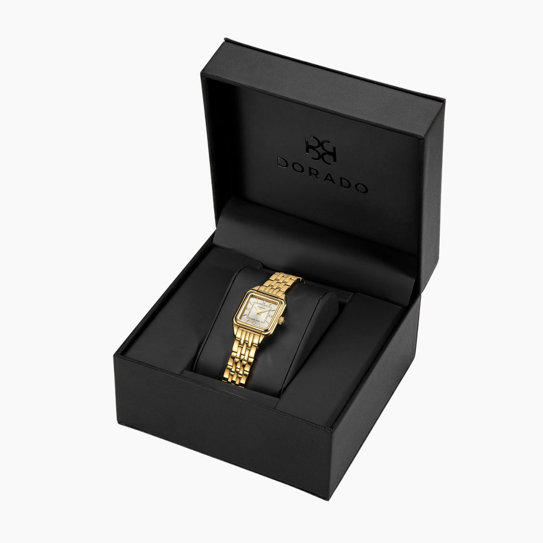DORADO Satin Square Watch - Gold | Watch by DORADO