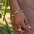 Hibiscus Brillitos Bracelet - DxJ | Bracelets by DORADO