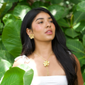 Hibiscus Petal Earrings