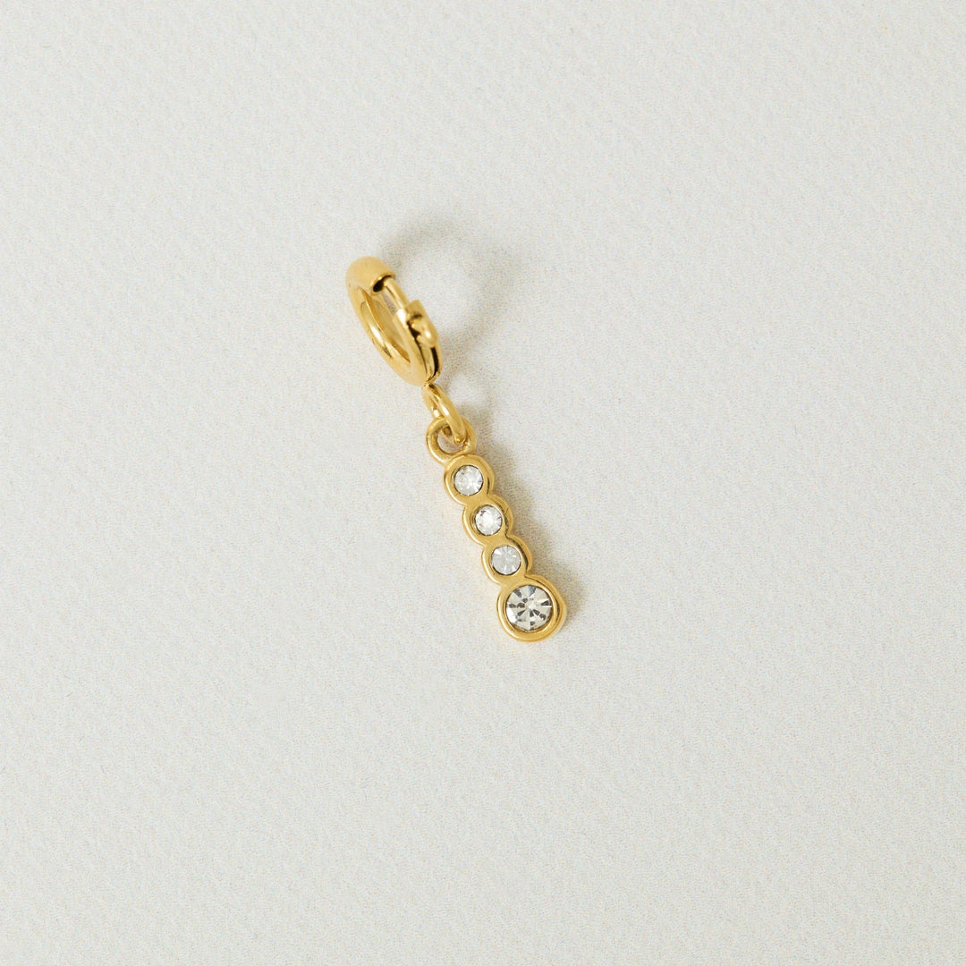 Bezel Drop Charm