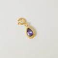 Birthstone Teardrop Charm
