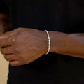 Mens Tennis Bracelet - 4mm | Bracelets by DORADO