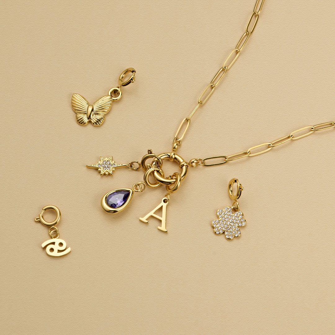 Paperclip Charm Necklace
