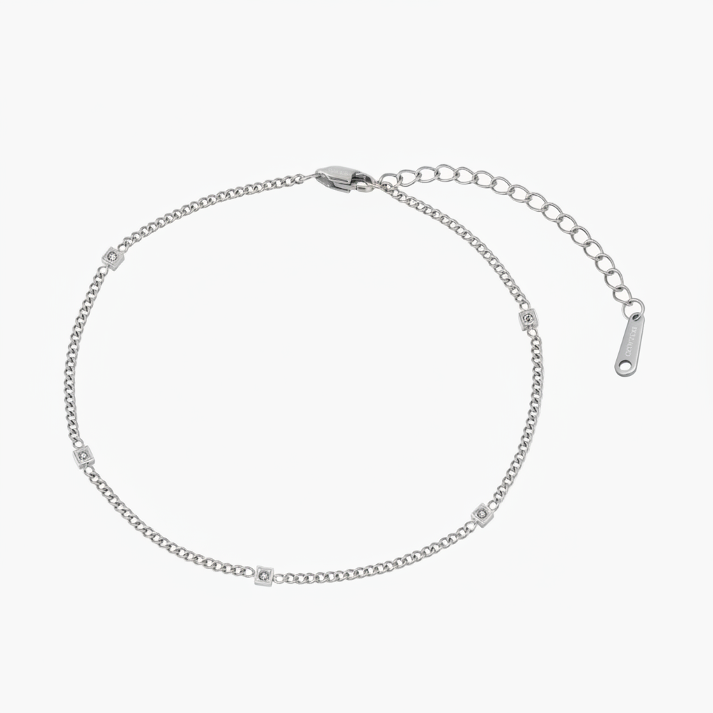 Crystal Chain Anklet