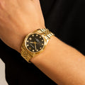 DORADO Gold Timeless Watch - Black