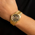 DORADO Gold Timeless Watch - Chocolate