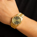DORADO Gold Timeless Watch - Olive