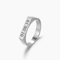 Engraved Name Ring