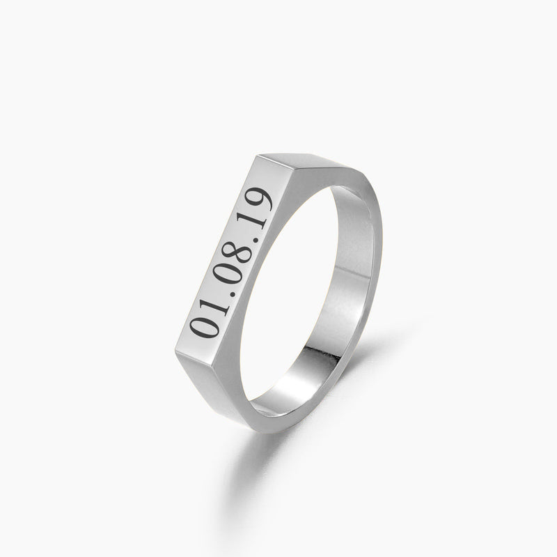 Engraved Name Ring