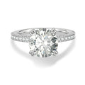 Round Cut Moissanite Engagement Ring Solitaire | Engagement Ring by DORADO