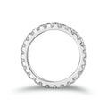 Pave Round Cut Moissanite Eternity Band | Engagement Ring by DORADO