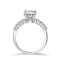 Classic Shared-Prong Round Cut Moissanite Engagement Ring | Engagement Ring by DORADO