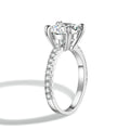 Round Cut Moissanite Engagement Ring Solitaire | Engagement Ring by DORADO