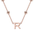 Letter Necklace w/ Satellite Chain | Dorado Fashion