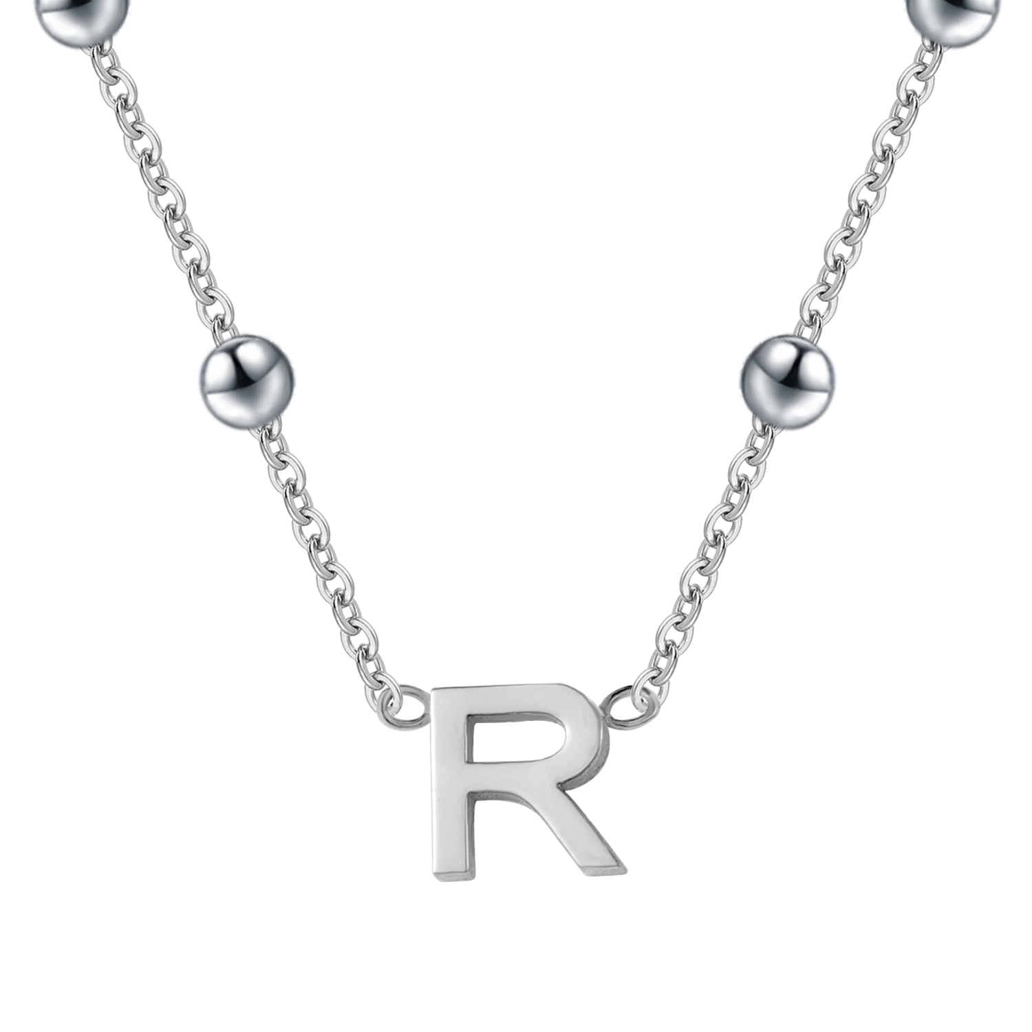 Letter Necklace w/ Satellite Chain | Dorado Fashion