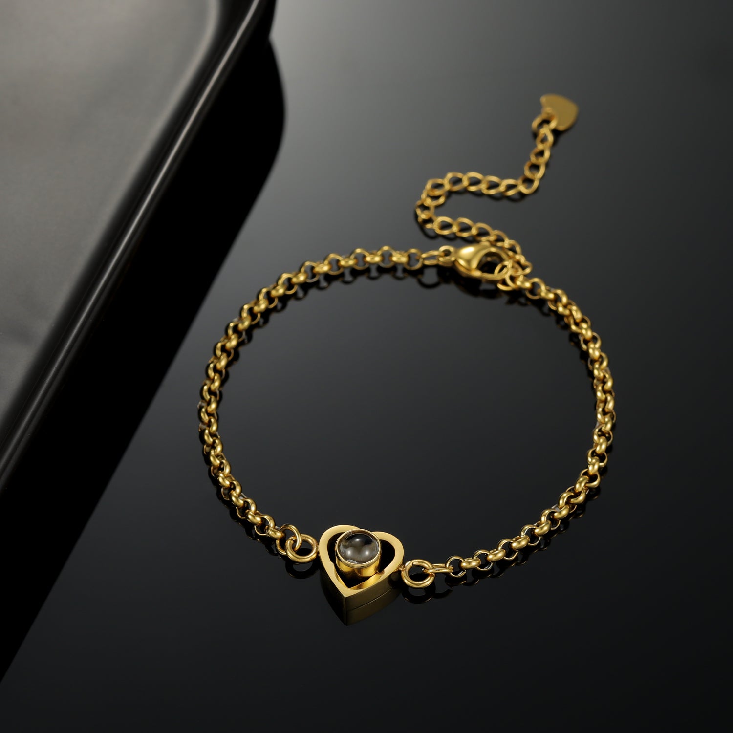 Personalized Heart Photo Bracelet | Dorado Fashion