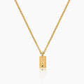 Initial Engraved Birthstone Necklace | DORADO