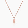 Initial Engraved Birthstone Necklace | DORADO