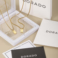Initial Engraved Birthstone Necklace | DORADO