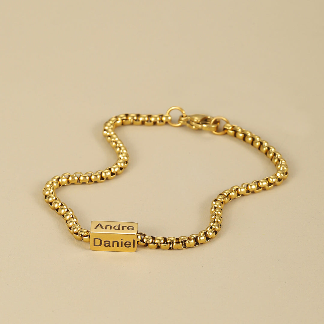 Mens 3D Multi Name Bracelet | DORADO